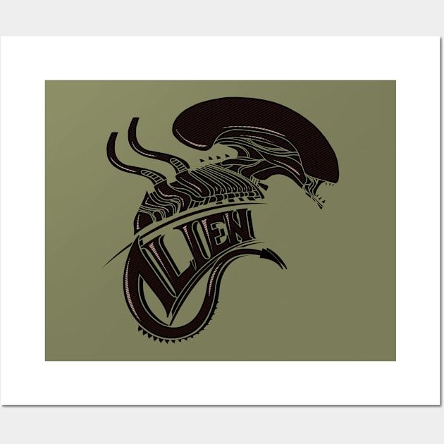 Alien Wall Art by ElZapata